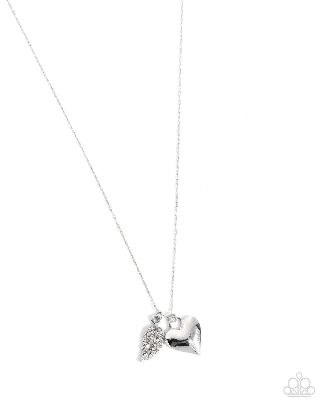 Paparazzi Keep it LEAF - White Necklace