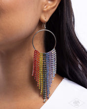 Load image into Gallery viewer, Paparazzi Streamlined Shimmer - Multi Earrings
