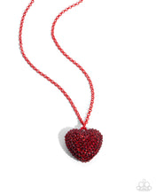 Load image into Gallery viewer, Paparazzi Smitten Sensation - Red Necklace
