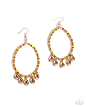 Load image into Gallery viewer, Paparazzi Teardrop Title - Orange Earrings
