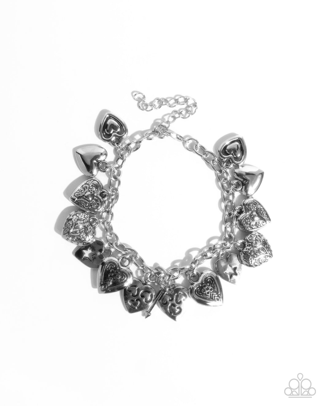 Paparazzi Charming Change - Silver Bracelet