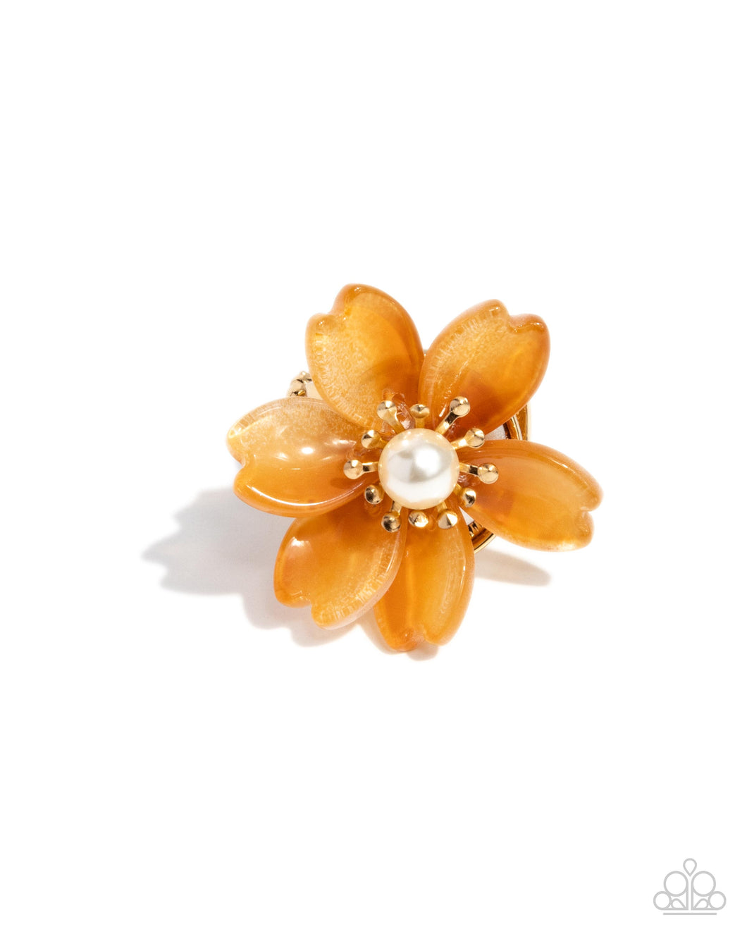 Paparazzi Floral Force - Orange Ring