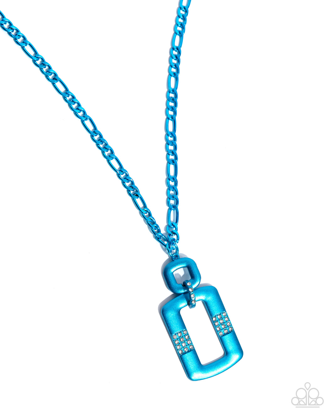 Paparazzi Metallic Movement - Blue Necklace