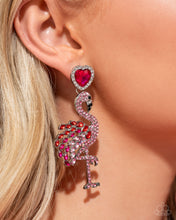 Load image into Gallery viewer, Paparazzi Flamingo Freestyle - Pink Earrings
