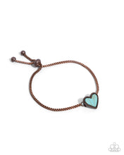 Load image into Gallery viewer, Paparazzi Complete Look Copper Heart Set
