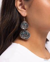 Load image into Gallery viewer, Paparazzi Garden Pavement - Blue Earrings
