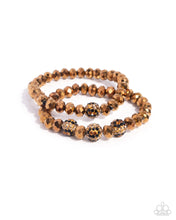 Load image into Gallery viewer, Paparazzi Speckled Sentiment - Brown Bracelet
