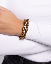 Load image into Gallery viewer, Paparazzi Speckled Sentiment - Brown Bracelet
