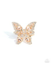 Load image into Gallery viewer, Paparazzi Fluttering Feeling - Gold Ring
