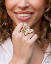 Load image into Gallery viewer, Paparazzi Fluttering Feeling - Gold Ring
