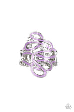 Load image into Gallery viewer, Paparazzi "The Run-Around" Purple Ring Paparazzi Jewelry
