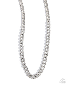 Paparazzi Modular Maven - White Necklace