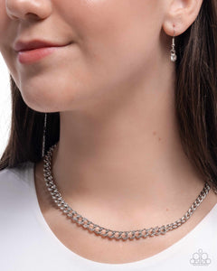 Paparazzi Modular Maven - White Necklace