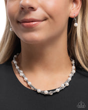 Load image into Gallery viewer, Paparazzi Pearl Pace - White Necklace

