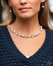 Load image into Gallery viewer, Paparazzi Pearl Pace - White Necklace
