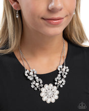 Load image into Gallery viewer, Paparazzi Sprouting Shimmer - White Necklace

