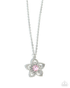 Paparazzi Floral Flow - Pink Necklace