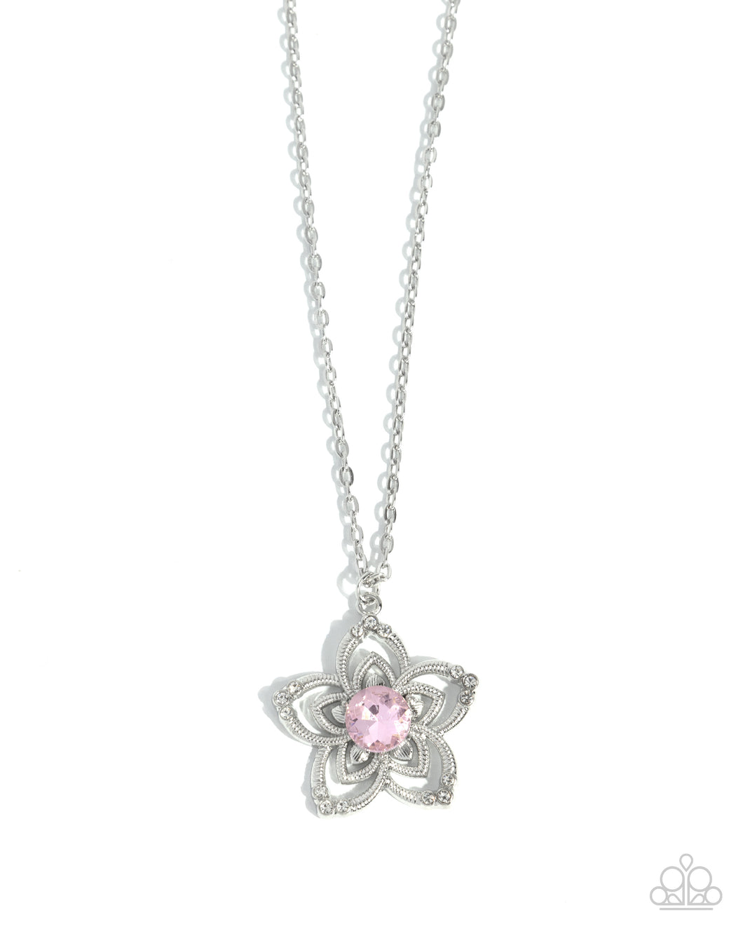 Paparazzi Floral Flow - Pink Necklace