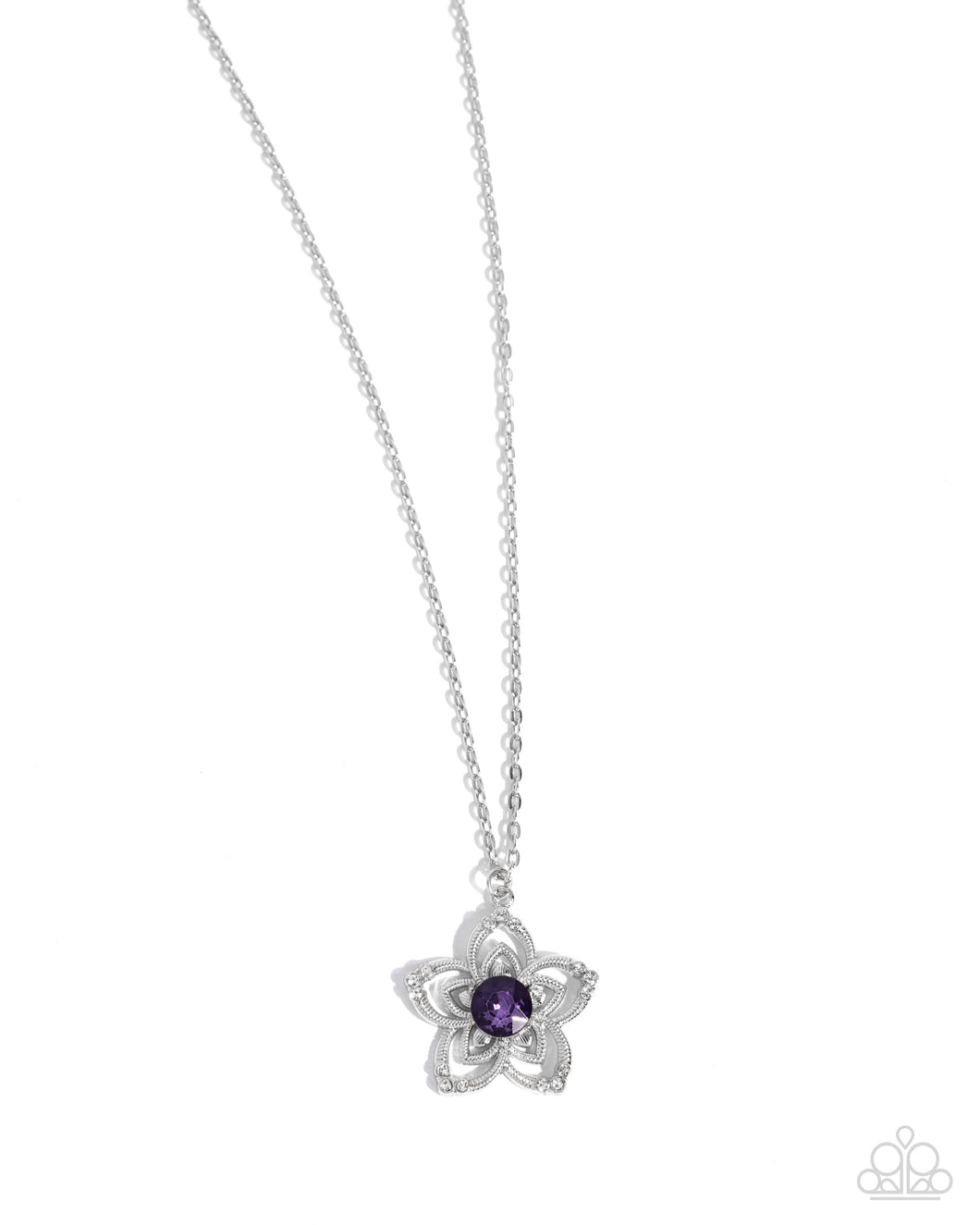 Paparazzi Floral Flow - Purple Necklace