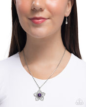 Load image into Gallery viewer, Paparazzi Floral Flow - Purple Necklace
