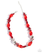 Load image into Gallery viewer, Paparazzi Mutual Mirage - Red Necklace
