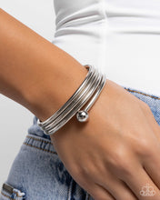 Load image into Gallery viewer, Paparazzi Calmly Coiled - Silver Bracelet

