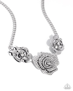 Paparazzi Bouquet Beacon - White Necklace