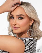 Load image into Gallery viewer, Paparazzi Breathtaking Beacon - White Earrings
