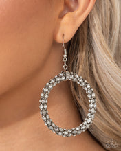 Load image into Gallery viewer, Paparazzi Breathtaking Beacon - White Earrings
