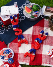 Load image into Gallery viewer, Paparazzi Pampered Patriot - Multi Earrings
