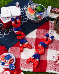 Paparazzi Pampered Patriot - Multi Earrings