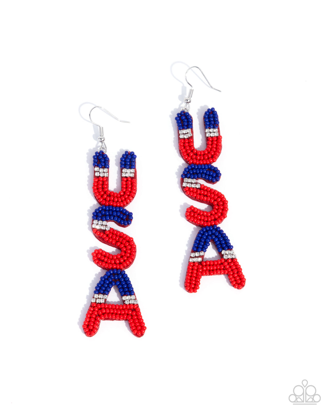 Paparazzi Pampered Patriot - Multi Earrings