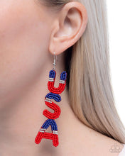 Load image into Gallery viewer, Paparazzi Pampered Patriot - Multi Earrings

