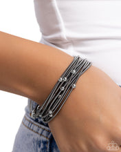 Load image into Gallery viewer, Paparazzi Mechanic Mural - Black Bracelet
