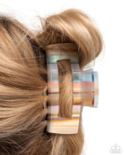 Load image into Gallery viewer, Paparazzi Striped Showcase - Multi Hair Accessory
