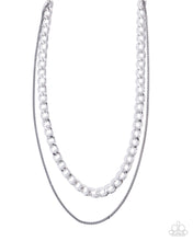 Load image into Gallery viewer, Paparazzi CHAIN-ge of Heart - Silver Necklace
