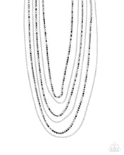 Load image into Gallery viewer, Paparazzi Pronged Purpose - Black Necklace
