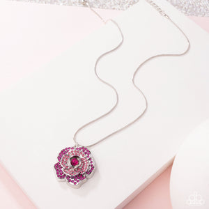 Paparazzi Blossoming Belle - Pink Necklace