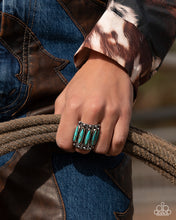 Load image into Gallery viewer, Paparazzi Southern Symmetry - Blue Ring
