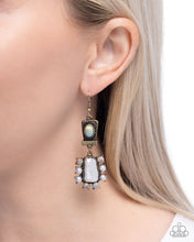 Load image into Gallery viewer, Paparazzi Synthetic Serenity - Brass Earrings
