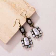 Load image into Gallery viewer, Paparazzi Synthetic Serenity - Brass Earrings
