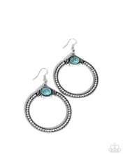 Load image into Gallery viewer, Paparazzi Radical Rusticity - Blue Earrings
