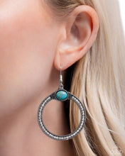 Load image into Gallery viewer, Paparazzi Radical Rusticity - Blue Earrings
