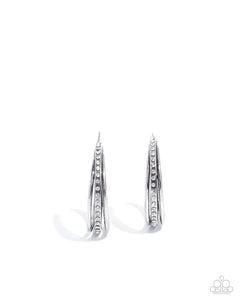 Paparazzi Commanding Culture - White Earrings