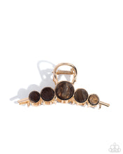 Load image into Gallery viewer, Paparazzi Delightful Discs - Brown Hair Accessory
