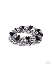 Load image into Gallery viewer, Paparazzi Flawless Facets - Black Bracelet
