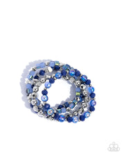 Load image into Gallery viewer, Paparazzi Supervisory Stack - Blue Bracelet
