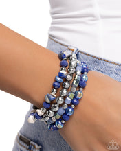 Load image into Gallery viewer, Paparazzi Supervisory Stack - Blue Bracelet
