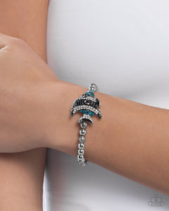 Paparazzi Admirable Angelfish - Blue Bracelet