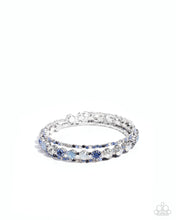 Load image into Gallery viewer, Paparazzi Shimmery Sample - Blue Bracelet
